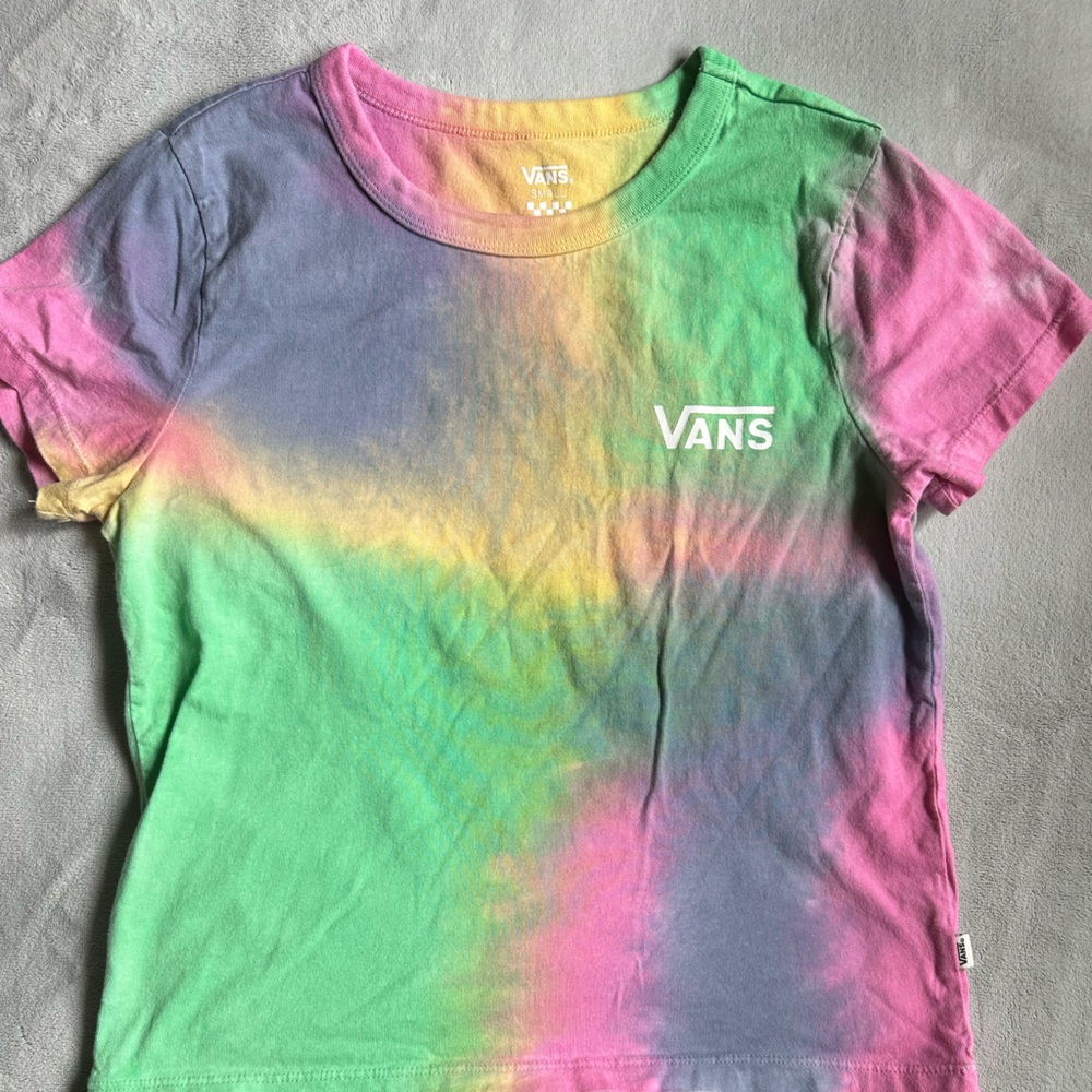 Vans tye dye crop top